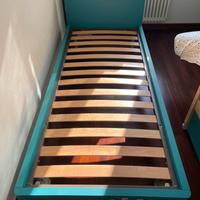 Letto singolo doghe in legno