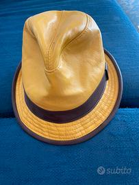 Cappello uomo taglia 56 in pelle