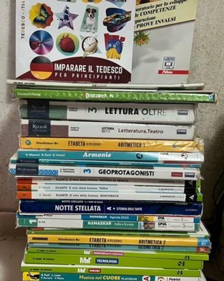 Libri scolastici Terza media.