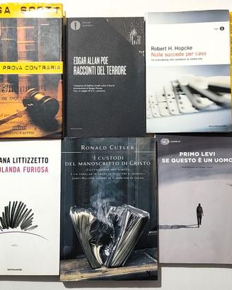 Libri in italiano, titoli usati