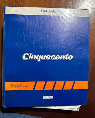 Manuale assistenza tecnica Fiat 500 - 1991