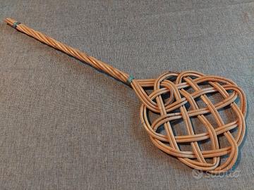 VECCHIO BATTI PANNI BATTIPANNI DELLA NONNA 