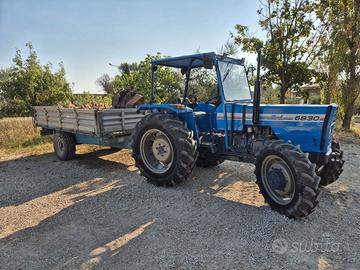 Landini 6830 + Rimorchio Idraulico Trilaterale