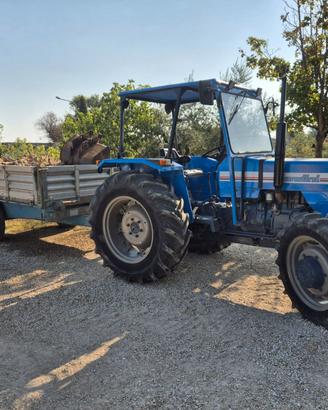 Landini 6830 + Rimorchio Idraulico Trilaterale