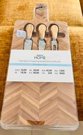Tagliere con set farmaggi