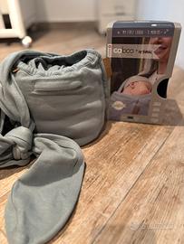 Fascia neonatale regolabile con anelli