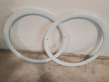 Coppia di cerchi alluminio di vari colori 43mm 36