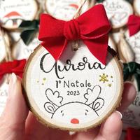 Decorazioni natalizie personalizzate in legno