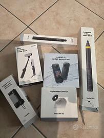 Insta360  x5 con accessori , in garanzia