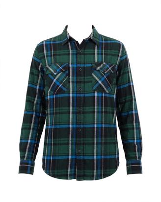 GAP Camicia Donna Verde Scuola College Quadri S