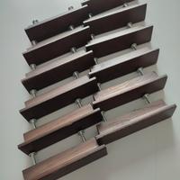 Kit composto da 12 maniglie in noce scuro