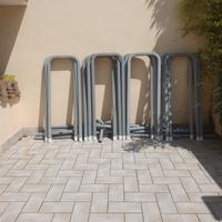 struttura acciaio per  piscina fuori terra