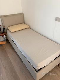 Letto singolo contenitore (Disponibili 2 Pezzi)