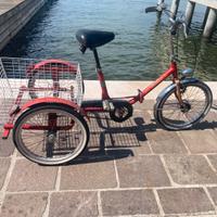 triciclo e bici da donna d’epoca (1970)
