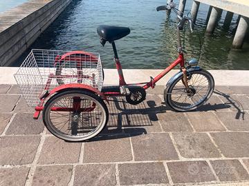 triciclo e bici da donna d’epoca (1970)