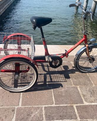 triciclo e bici da donna d’epoca (1970)
