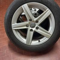 Cerchi Audi con gomme 205 55 16 Estive