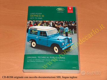 CD-Rom e manuali Land Rover Series III 88 109