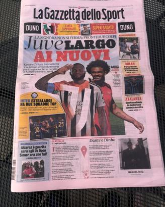Giornale Calcio Agosto 2026 Gazzetta Dello Sport