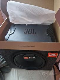 AMPLIFICATORE E SUB 1000W JBL NUOVI CON CASSA