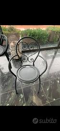 Sedia da esterno in metallo