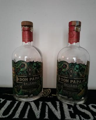 bottiglie vuote Rum  Don Papa