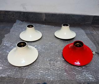 4 lampade Artemide Teti anni 70 