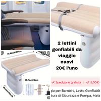 lettino gonfiabile da viaggio 