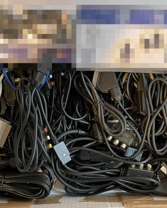 Vari cavi play station (rgb av scart cable)