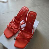 Sandali Zara colore arancio