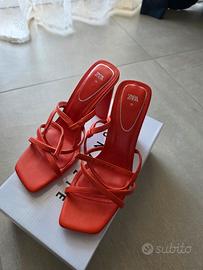 Sandali Zara colore arancio
