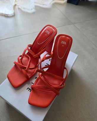 Sandali Zara colore arancio