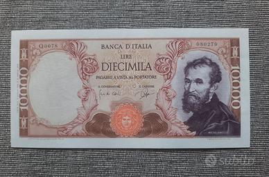 Banconota Lire Michelangelo 