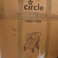 Passeggino NUOVO Circle doppio D Two doppio Nero 