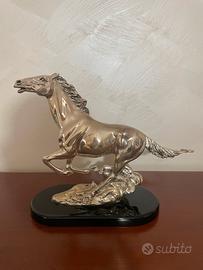 Cavallo placcato argento