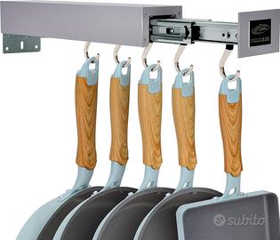 SOLEJAZZ Portapentole da Cucina/Appendiabiti.