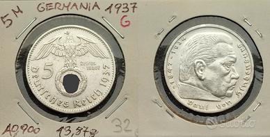 5 Marchi 1937 G 30€