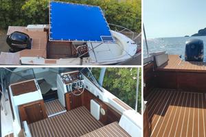 Barca open lux con motore 4 tempi Mercury 115 Cv