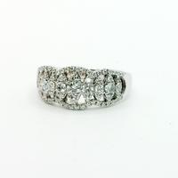 Anello oro 18 kt e diamanti ct. 0.91 G. Visconti