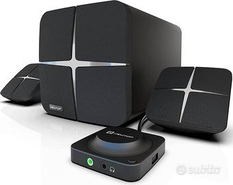 Home Theater 2.1 38W sistema audio coppia speaker