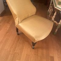 Sceslong piu due sedie vintage
