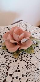 Portacandela Porcellana Capodimonte Biscuit