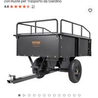 Carrello x trattorino rasaerba
