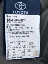 motore Toyota 1000 tre cilindri 