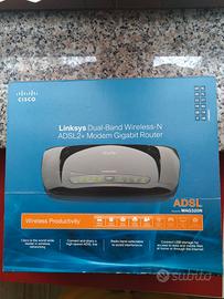 Modem Router Linksys WAG320N Dual-Band Wireless-N
