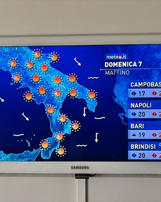 Tv samsung 32 pollici completo di staffa a muro