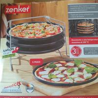 set teglie per pizza 