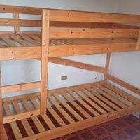 letto a castello IKEA MYDAL in legno massello (pin