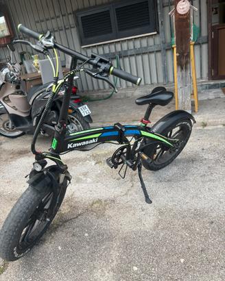 Bici elettrica kawasaki