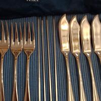 set posate da 6 per il pesce 